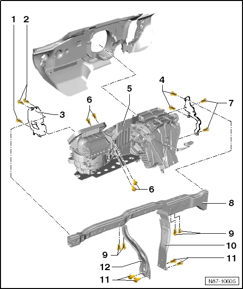 Volkswagen Service and Repair Manuals > Golf Mk6 > Heating