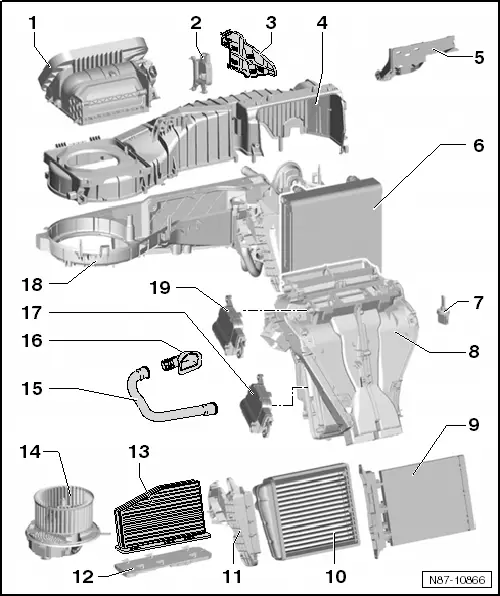 Volkswagen Manuals > Golf Mk6 > Heating, ventilation, air