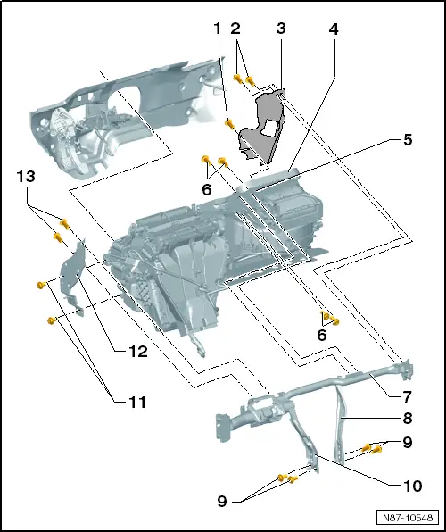 Volkswagen Service and Repair Manuals > Golf Mk6 > Heating