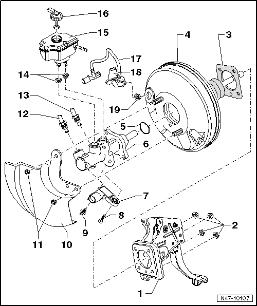 Volkswagen Service and Repair Manuals > Golf Mk6 > Brake