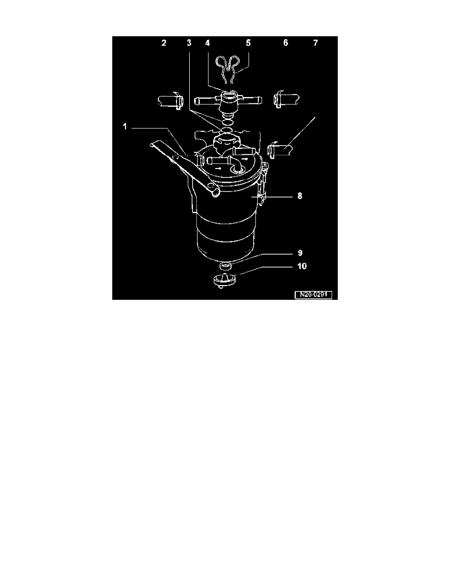 Volkswagen Service and Repair Manuals > Golf L41.9L DSL Turbo