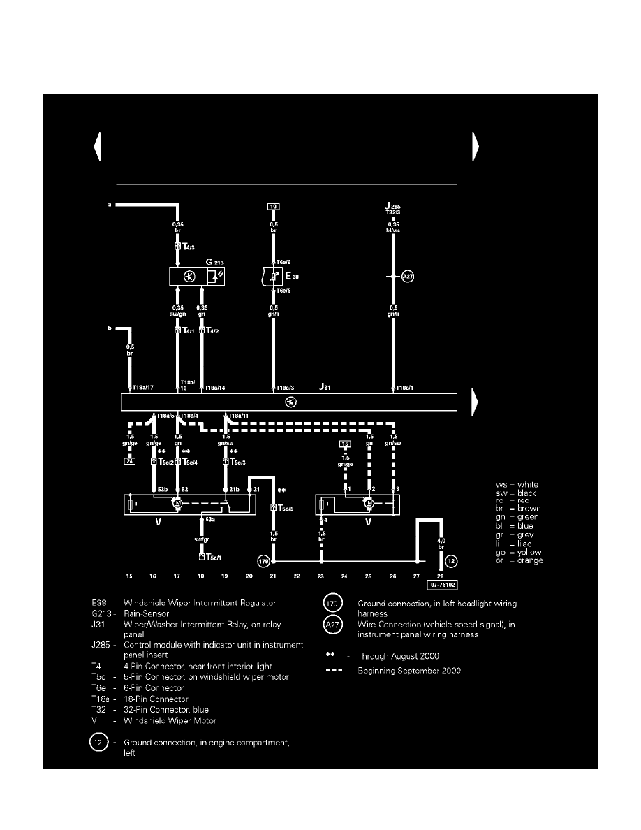 Volkswagen Workshop Service and Repair Manuals > Jetta GLS L4-1.8L