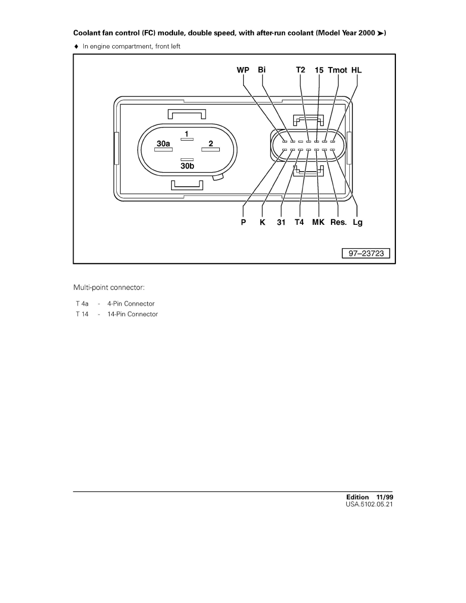 Volkswagen Service and Repair Manuals > Jetta GLS L41.8L