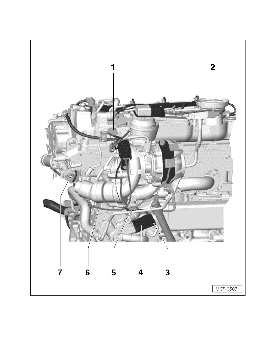 Power and Ground Distribution > Wiring Harness > Component Information >  Service and Repair > Engine Wiring Harness, 2.0L TDI/CR, Engine Code CBEA >  Page ...