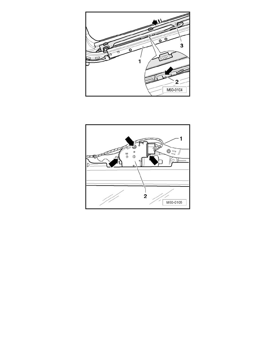 Body and Frame > Roof and Associated Components > Sunroof / Moonroof >  Sunroof / Moonroof Motor > Component Information > Service and Repair >  Panorama ...
