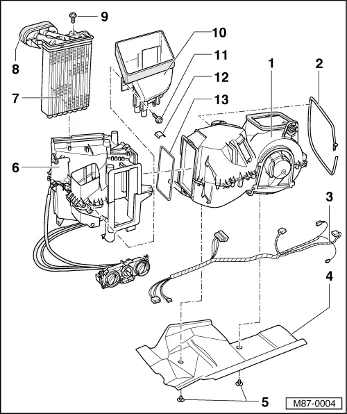 Volkswagen Service and Repair Manuals > New Beetle > Heating
