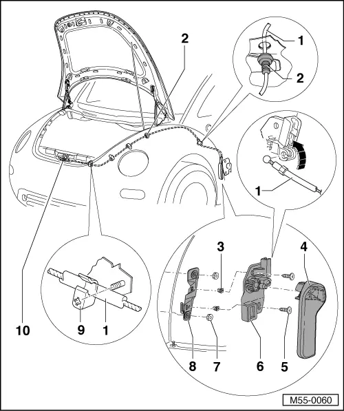 Volkswagen Service and Repair Manuals > New Beetle > Body
