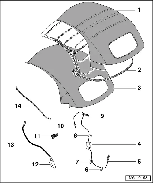 Volkswagen Service and Repair Manuals > New Beetle > Body