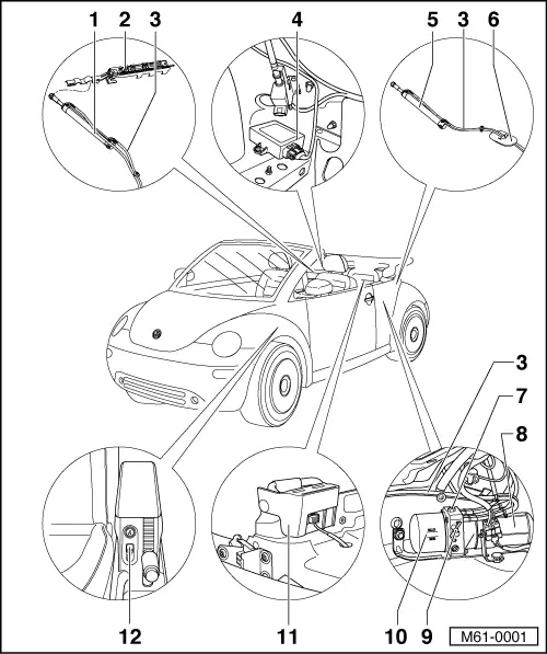 Volkswagen Service and Repair Manuals > New Beetle > Body