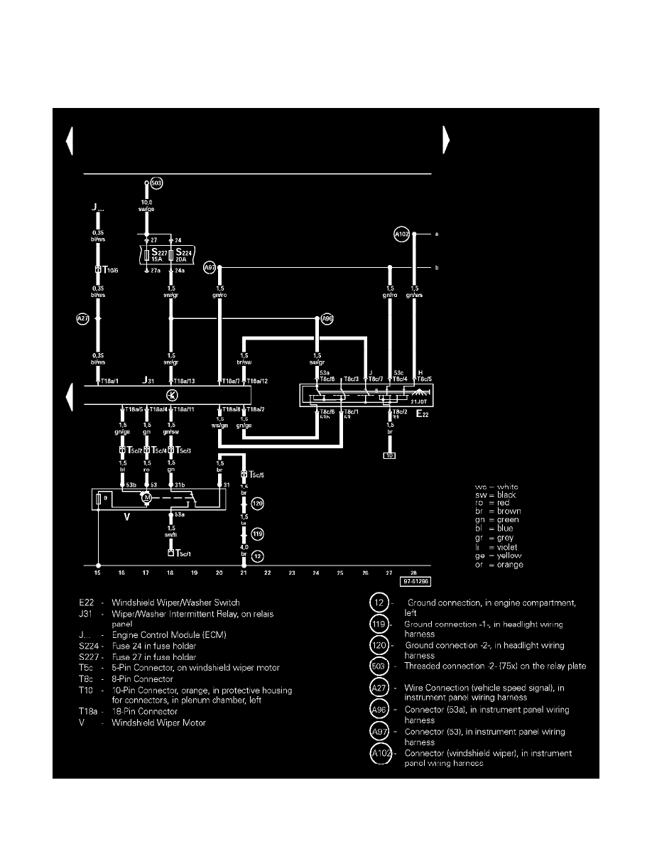 Volkswagen Workshop Service and Repair Manuals > New Beetle L4-2.0L