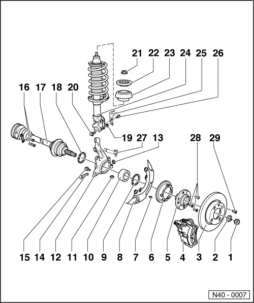 Volkswagen Service and Repair Manuals > Passat (B3) > Running
