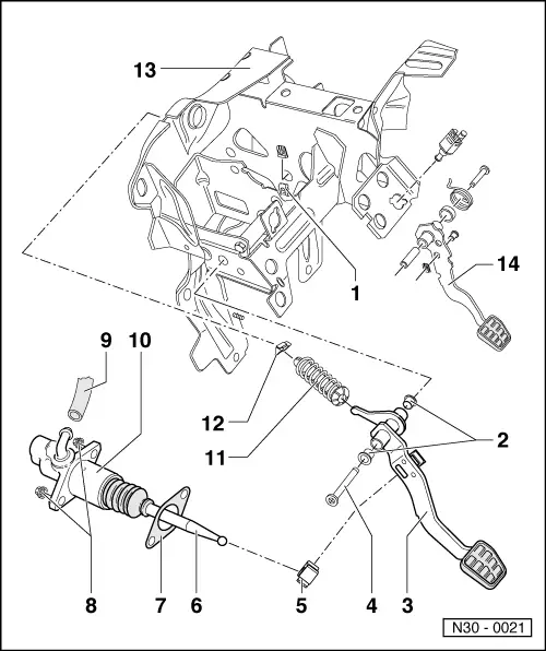Volkswagen Manuals > Passat (B3) > Power transmission > 5