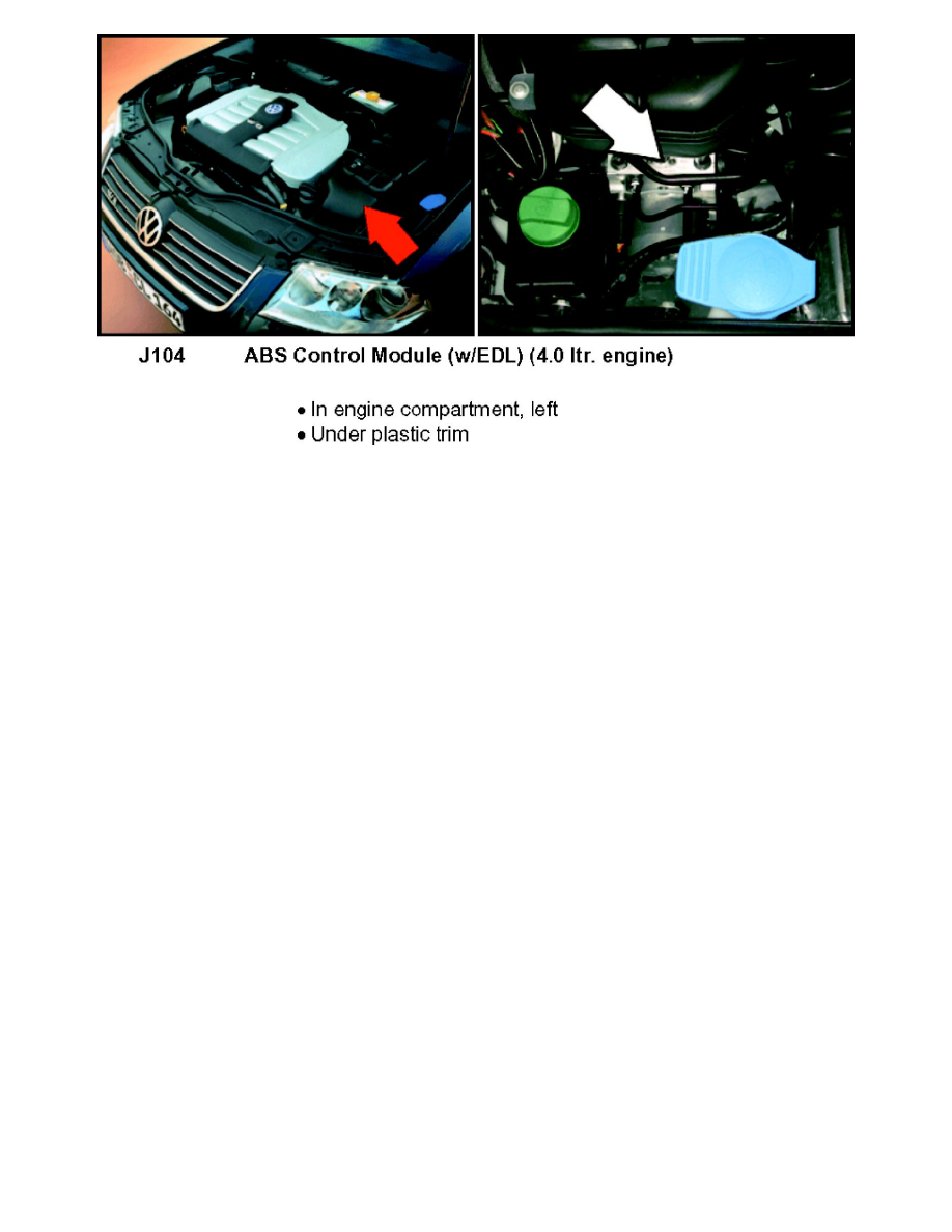 Volkswagen Service and Repair Manuals > Passat Sedan L41781cc