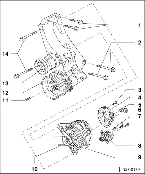 Volkswagen Workshop Manuals > Polo Mk3 > Vehicle electrics > Electrical