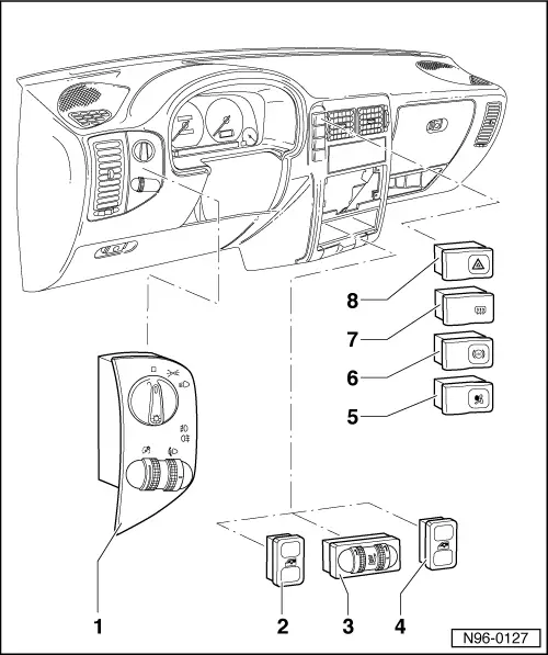 Volkswagen Service and Repair Manuals > Polo Mk3 > Vehicle