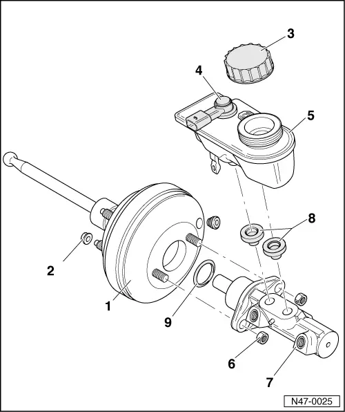 Volkswagen Service and Repair Manuals > Polo Mk3 > Brake