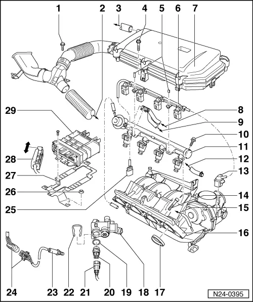 Volkswagen Service and Repair Manuals > Polo Mk3 > Power unit