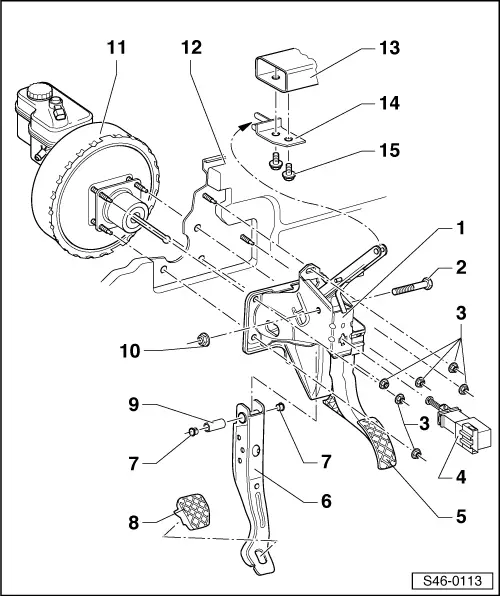 Volkswagen Service and Repair Manuals > Polo Mk4 > Brake