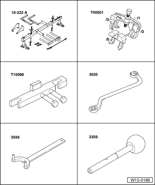 Volkswagen Service and Repair Manuals > Polo Mk4 > Engine 4 Cyl. diesel engine
