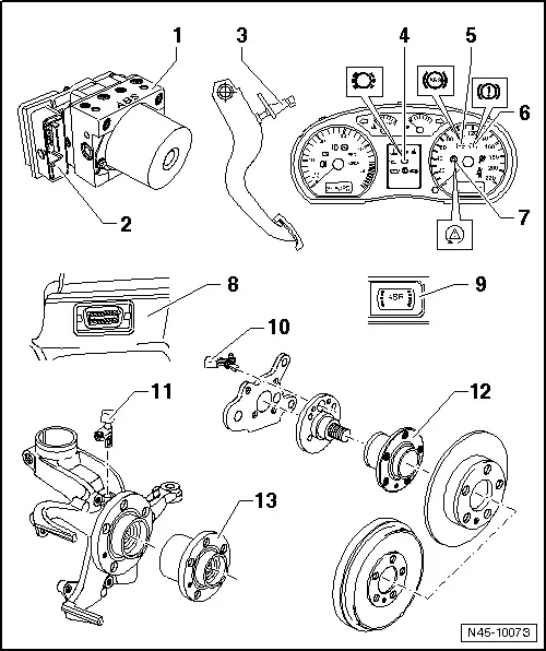 Volkswagen Service and Repair Manuals > Polo Mk4 > Brake