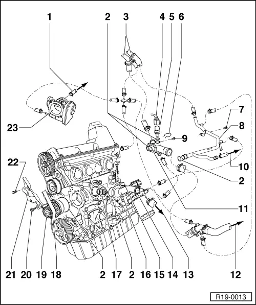 Volkswagen Workshop Service and Repair Manuals > Polo Mk4 > Engine | 4 ...