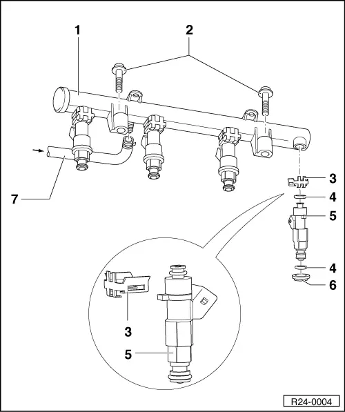 Volkswagen Service and Repair Manuals > Polo Mk4 > Engine 4 Cyl. injection engine