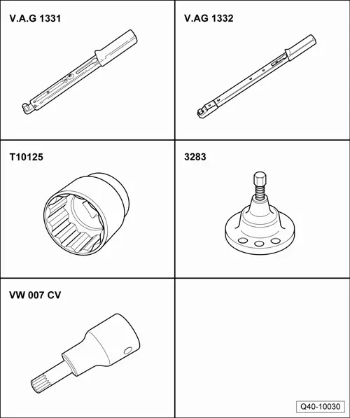 Volkswagen Manuals > Polo Mk4 > Running gear, axles, steering > Front suspension, drive