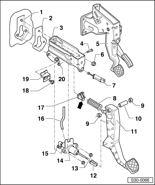 Volkswagen Workshop Manuals &gt; Polo Mk4 &gt; Clutch and ...