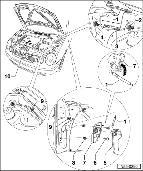Volkswagen Service and Repair Manuals > Polo Mk4 > Body