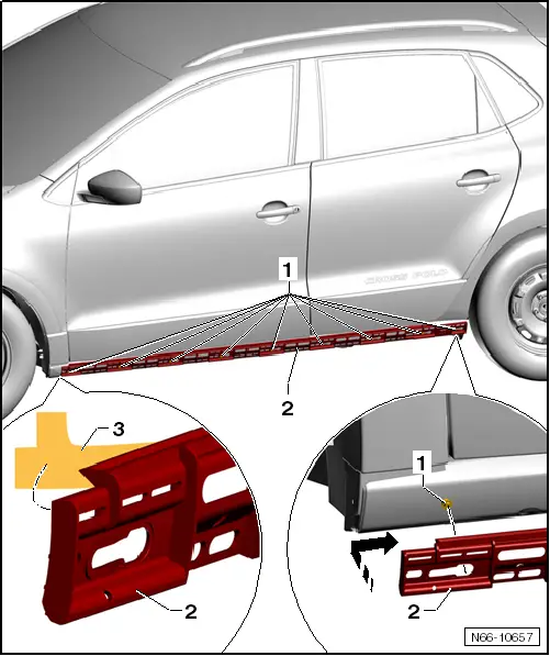 Volkswagen Service and Repair Manuals > Polo Mk5 > Body