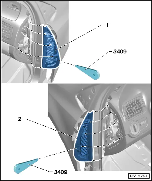 Volkswagen Service and Repair Manuals > Polo Mk5 > Body General body repairs