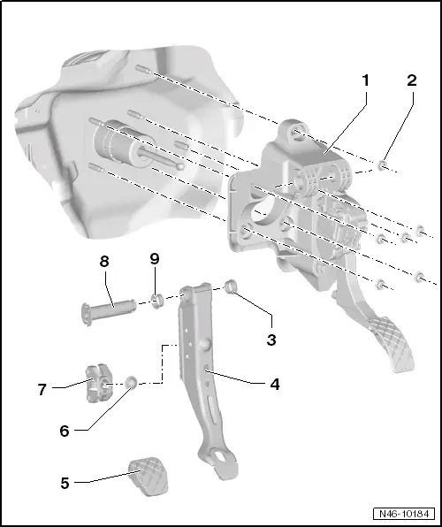Volkswagen Service and Repair Manuals > Polo Mk5 > Brake systems Brake, brake