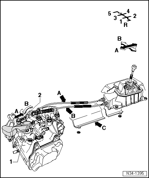 Volkswagen Service and Repair Manuals > Polo Mk5 > Power transmission 5speed manual