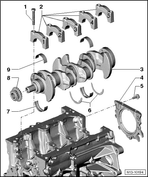 Volkswagen Workshop Manuals > Polo Mk5 > Power unit > 4-cylinder