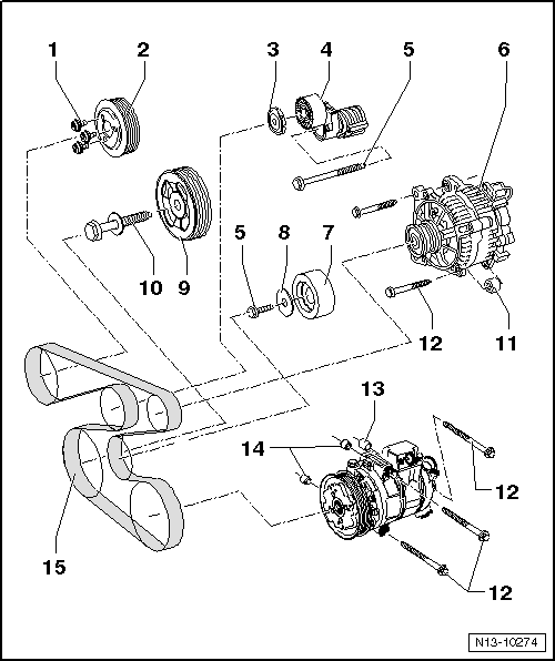 Volkswagen Service and Repair Manuals > Polo Mk5 > Power unit