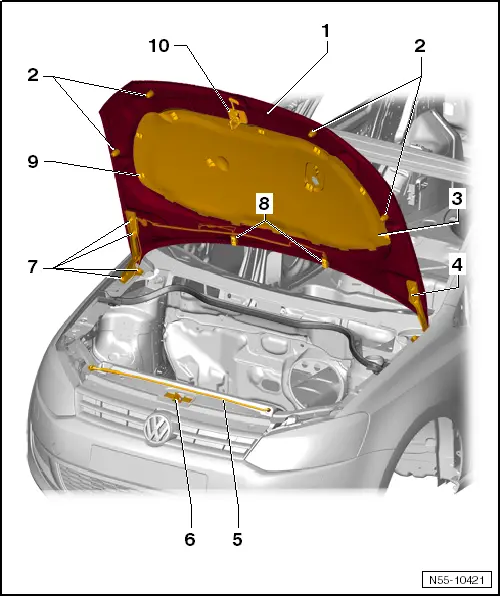 Volkswagen Service and Repair Manuals > Polo Mk5 > Body