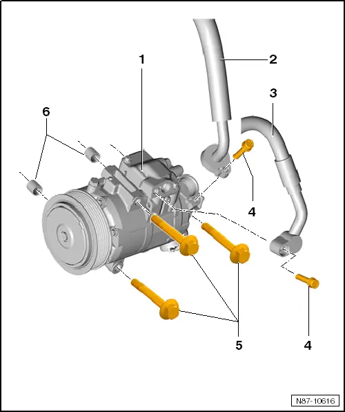 Volkswagen Service and Repair Manuals > Polo Mk5 > Heating, ventilation, air