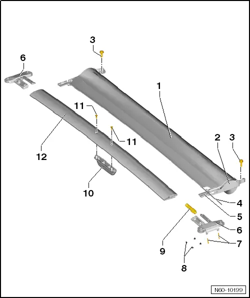 Volkswagen Service and Repair Manuals > Polo Mk5 > Body General body repairs