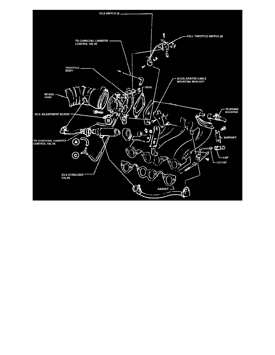 Volkswagen Service and Repair Manuals > Scirocco L41715cc 1.7L SOHC (1983