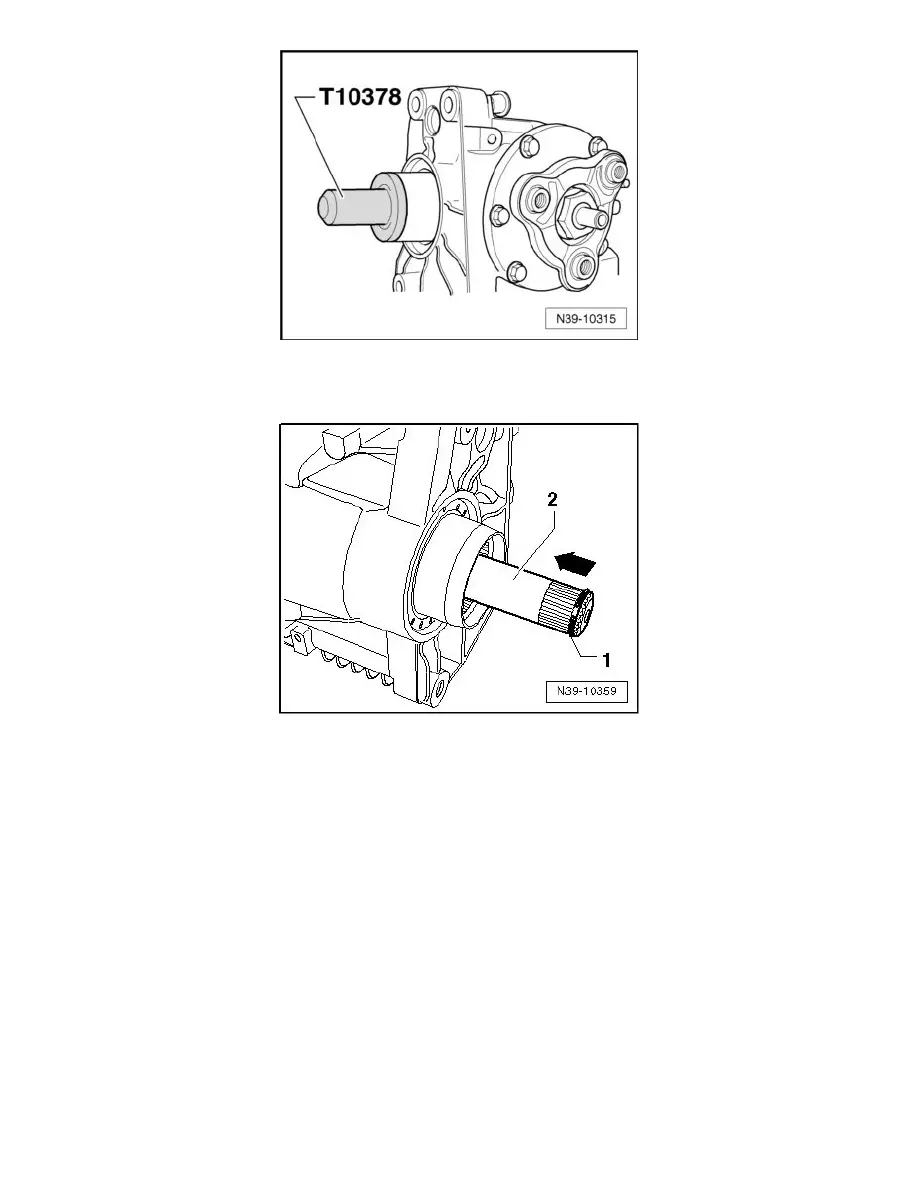 Volkswagen Workshop Manuals > Tiguan 4Motion (5N1) L4-2.0L Turbo (CCTA)  (2009) > Transmission and Drivetrain > Transfer Case > Seals and Gaskets,  Transfer Case > System Information > Service and Repair > Bevel Box  Assembly Overview > Page 3797