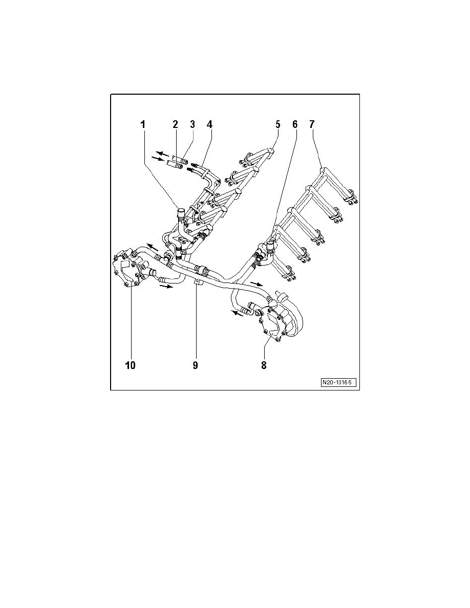 Volkswagen Service and Repair Manuals > Touareg V105.0L DSL