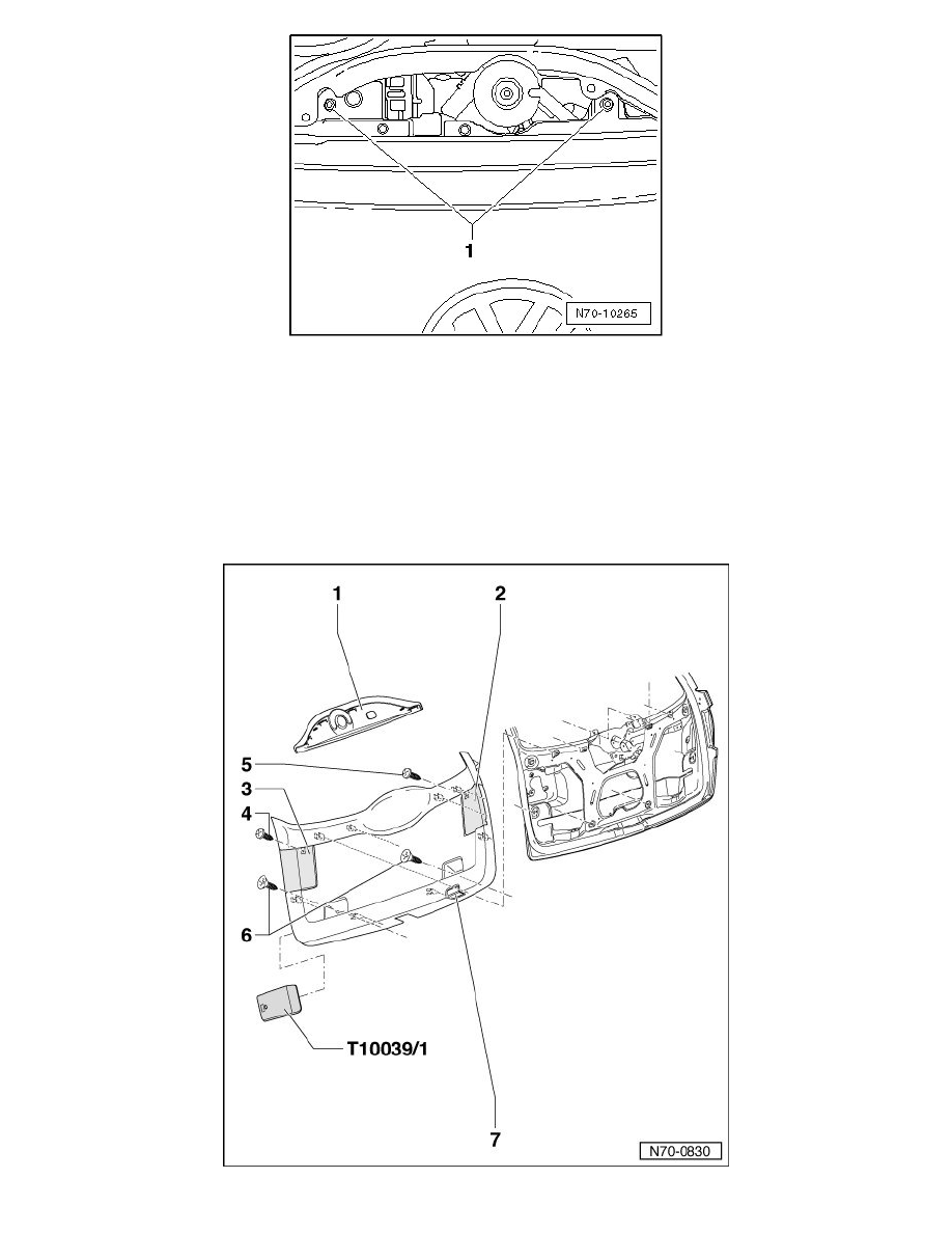 Volkswagen Service and Repair Manuals > Touareg V105.0L DSL Turbo (BWF) (2006) > Body