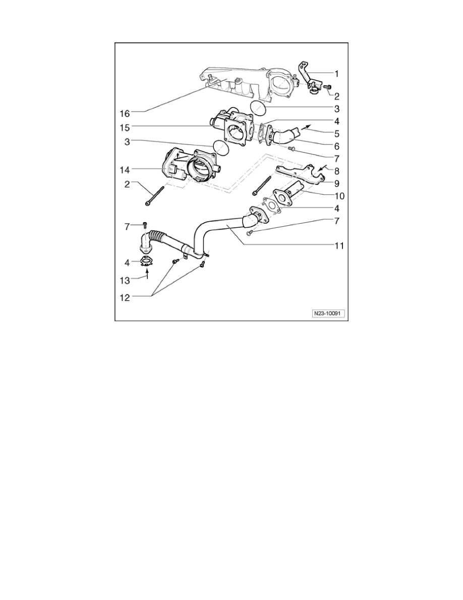 Volkswagen Service and Repair Manuals > Touareg V105.0L DSL