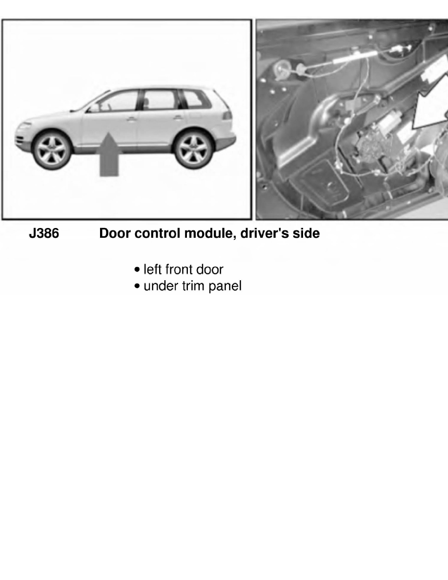 Door Control Module Driver Side J386