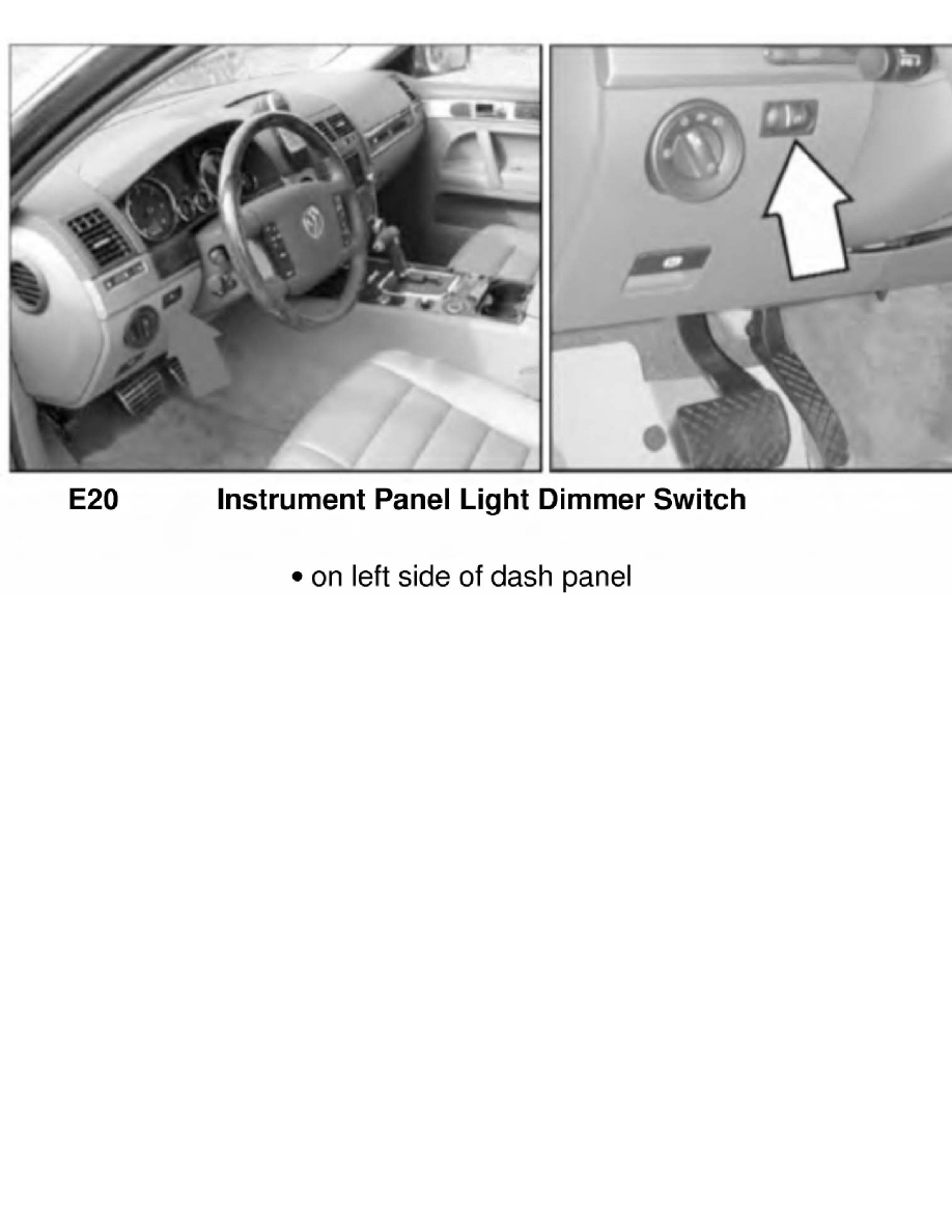 Volkswagen Manuals > Touareg V63.2L (BMX) (2005) > Instrument