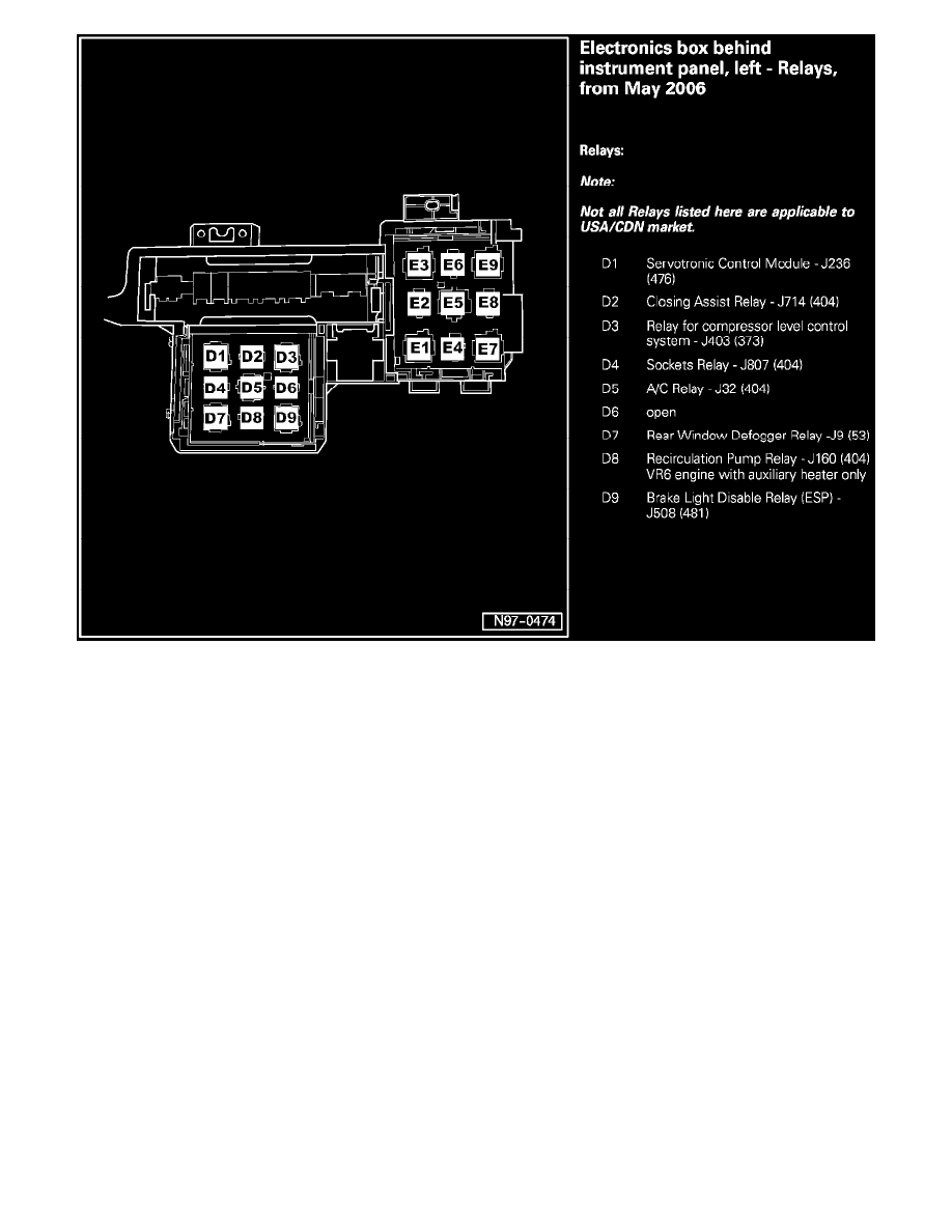 Volkswagen Service and Repair Manuals > Touareg V84.2L (AXQ