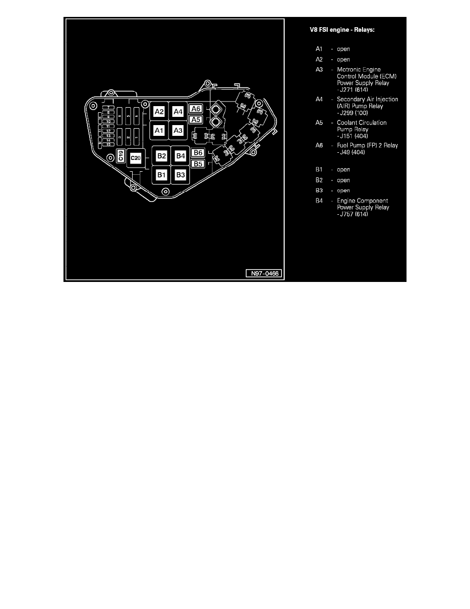 Volkswagen Service and Repair Manuals > Touareg V84.2L (BAR