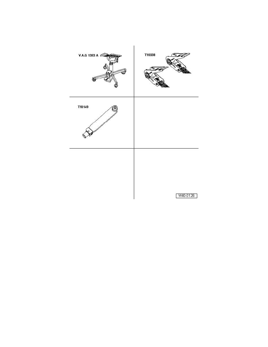 Volkswagen Workshop Manuals > Touareg V8-4.2L (BHX) (2004