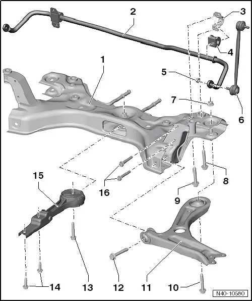 Volkswagen Service and Repair Manuals > Up! > Running gear
