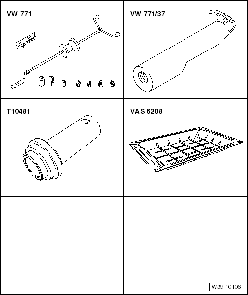 Volkswagen Service and Repair Manuals > Up! > Power transmission 5speed manual